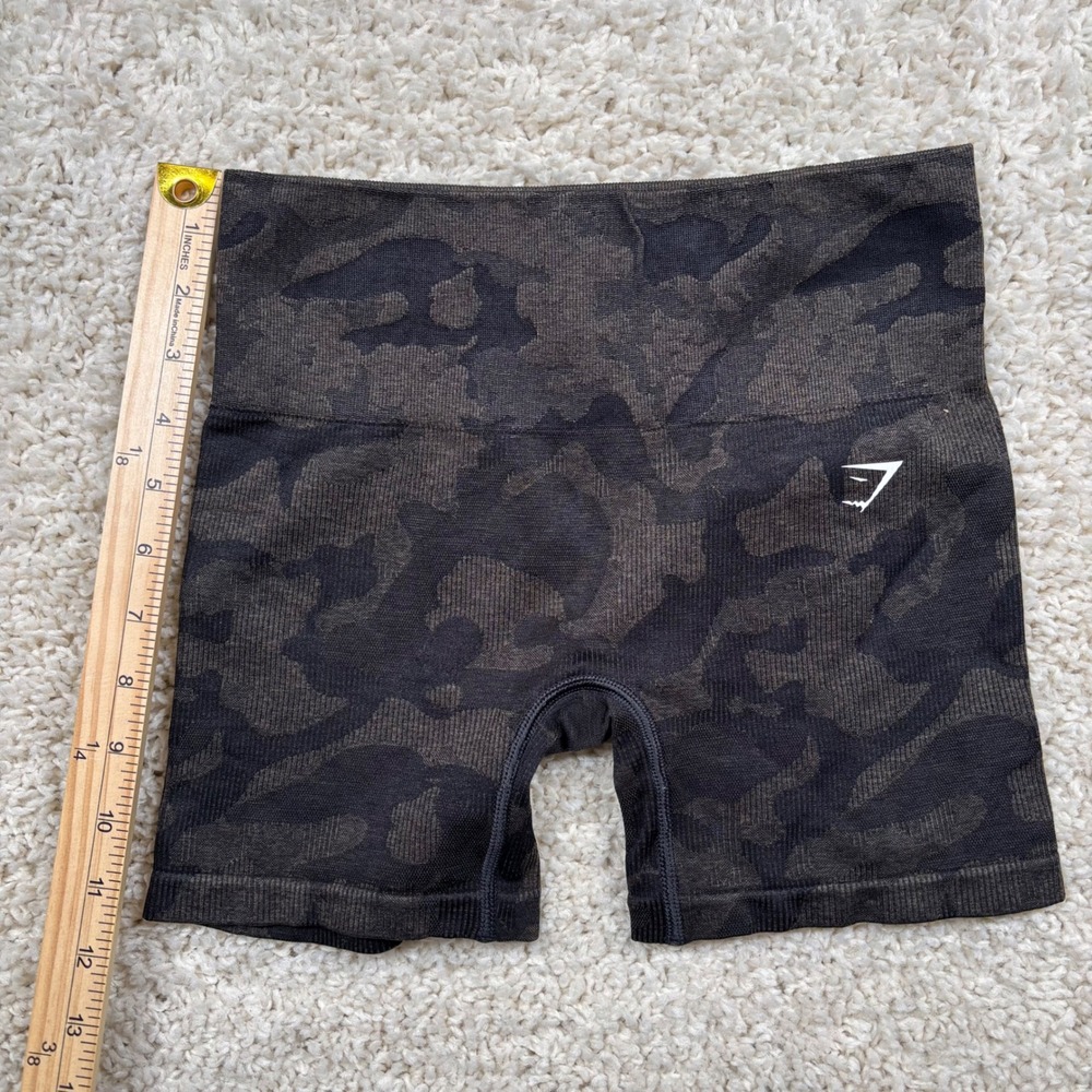 Gymshark Camo Seamless Workout Shorts Womens Small